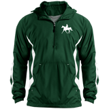 Missouri Fox Trotter WITH MALE RIDER WHITE JST63 Unisex Colorblock Raglan Anorak