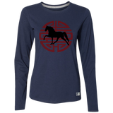 Tennessee Walking Horse  PLEASURE JAPANESE ART 64LTTX Ladies’ Essential Dri-Power Long Sleeve Tee