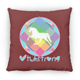 #TWHstrong 3 (Pleasure) ZP14 Small Square Pillow