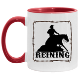 REINING STYLE 1 4HORSE AM11OZ 11 oz. Accent Mug