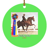 WGC SETTING SUN SUBORNC Circle Ornament