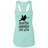 HAPPILY EVER AFTER (TWH Performance) Blk NL1533 Ladies Ideal Racerback Tank