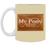 MY PONY NASHVILLE BRAND XP8434 11oz White Mug