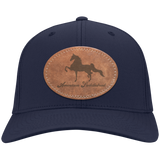 AMERICAN SADDLEBRED ON LEATHER CP80 Twill Cap - Patch