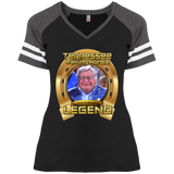 JACK HEFFINGTON (Legends Series) DM476 Ladies' Game V-Neck T-Shirt