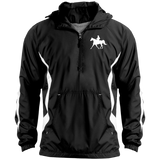 Missouri Fox Trotter WITH MALE RIDER WHITE JST63 Unisex Colorblock Raglan Anorak
