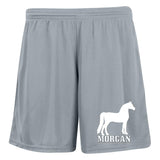 MORGAN 2 1423 Ladies' Moisture-Wicking 7 inch Inseam Training Shorts