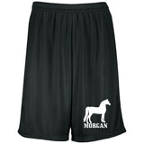 MORGAN 2 1844 Moisture-Wicking 9 inch Inseam Mesh Shorts