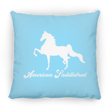 AMERICAN SADDLEBRED (DESIGN 1) WHITE 4HORSE PILLOWS THREE SIZES