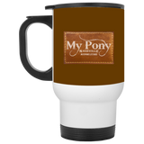 MY PONY NASHVILLE BRAND XP8400W White Travel Mug