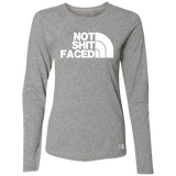 NOT SHIT FACED (WHITE) 64LTTX Ladies’ Essential Dri-Power Long Sleeve Tee