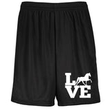 Love (TWH Pleasure) 1851 Youth Moisture-Wicking Mesh Shorts