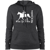 MISSOURI FOX TROTTER (white) 4HORSE LST254 Ladies' Pullover Hooded Sweatshirt