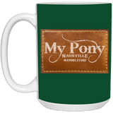 MY PONY NASHVILLE BRAND 21504 15oz White Mug