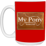 MY PONY NASHVILLE BRAND 21504 15oz White Mug