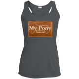 MY PONY NASHVILLE BRAND LST356 Ladies' Performance Racerback Tank