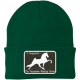 I SUPPORT THE TWH -RECTANGLE CP90 Knit Cap - Patch