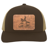TURNIN AND BURNIN ON LEATHER 104C Trucker Snap Back - Patch
