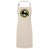 American Saddlebred (Christmas) RP150 Sustainable Unisex Bib Apron