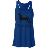 MORGAN STYLE 1 4HORSE B8800 Flowy Racerback Tank