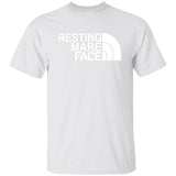 RESTING MARE FACE (white) G500 5.3 oz. T-Shirt