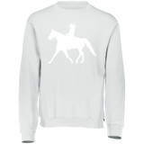Missouri Fox Trotter LADY FINAL ART WHITE 698HBM Dri-Power Fleece Crewneck Sweatshirt