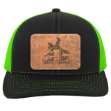 TURNIN AND BURNIN ON LEATHER 104C Trucker Snap Back - Patch