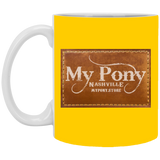 MY PONY NASHVILLE BRAND XP8434 11oz White Mug