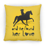 SHE FOUND HER LOVE (TWH pleasure)Bblack art ZP16 Medium Square Pillow