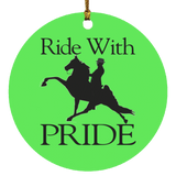 Ride With Pride SUBORNC Circle Ornament