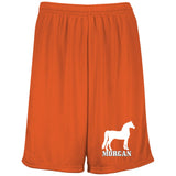 MORGAN 2 1844 Moisture-Wicking 9 inch Inseam Mesh Shorts