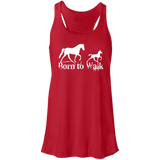 BORN TO WALK B8800 Flowy Racerback Tank