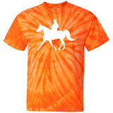 Missouri Fox Trotter WITH MALE RIDER WHITE CD100 100% Cotton Tie Dye T-Shirt