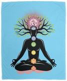 CHAKRAS PLUSH BLANKET (12 STYLES AND SIZES)
