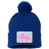 AMERICAN SADDLEBRED PINK SP15 Pom Pom Knit Cap - Patch