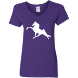 Tennessee Walking Horse Performance (WHITE) G500VL Ladies' 5.3 oz. V-Neck T-Shirt