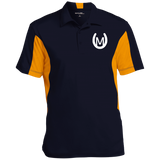 MANES RANCH (white) ST655 Men's Colorblock Performance Polo