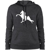 Tennessee Walking Horse Performance (WHITE) LST254 Ladies' Pullover Hooded Sweatshirt