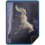 PALOMINO HORSE 1 BSHL Premium Black Sherpa Blanket 60x80