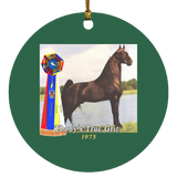 WGC EBONY'S TRUE GRIT SUBORNC Circle Ornament