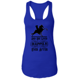 HAPPILY EVER AFTER (TWH Performance) Blk NL1533 Ladies Ideal Racerback Tank
