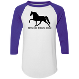 Tennessee Walker (black) 4HORSE 4420 Colorblock Raglan Jersey