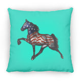 Tennessee Walking Horse Performance All American ZP14 Small Square Pillow