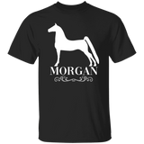 MORGAN STYLE 1 (WHITE) 4HORSE G500 5.3 oz. T-Shirt