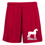 MORGAN 2 1423 Ladies' Moisture-Wicking 7 inch Inseam Training Shorts