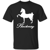 HACKNEY DESIGN 1 (white) 4HORSE G500 5.3 oz. T-Shirt