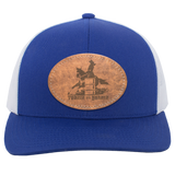 TURNIN AND BURNIN ON LEATHER 104C Trucker Snap Back - Patch