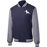 Tennessee Walking Horse Performance (WHITE) ST270 Fleece Letterman Jacket