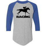 RACING (BLACK) 4HORSE 4420 Colorblock Raglan Jersey