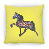 Tennessee Walking Horse Performance All American ZP18 Large Square Pillow